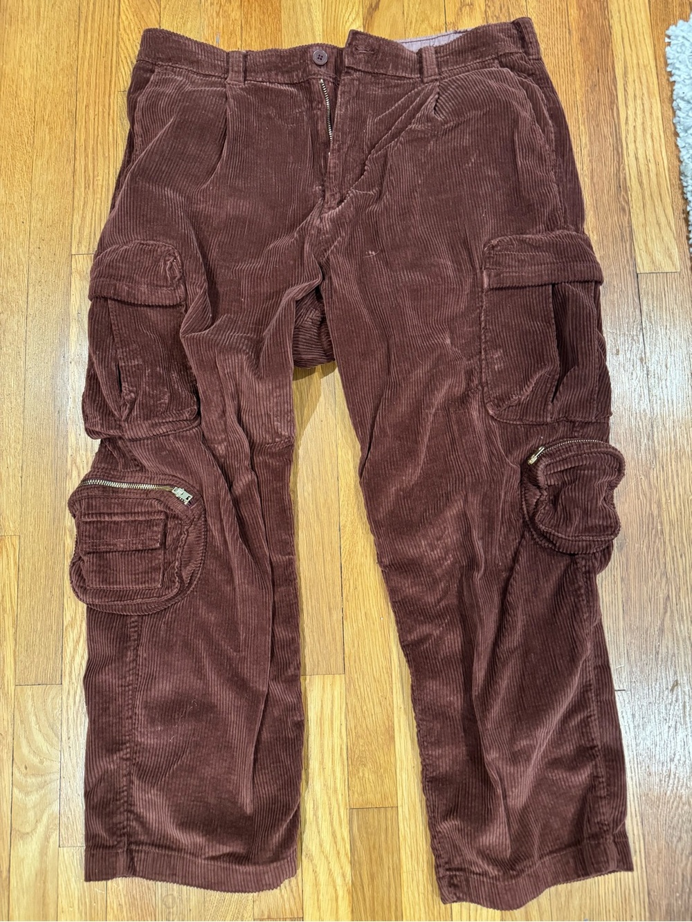 American Eagle Outfitters Travis Kelce Tru Colors Corduroy Cargo Pants - Men's